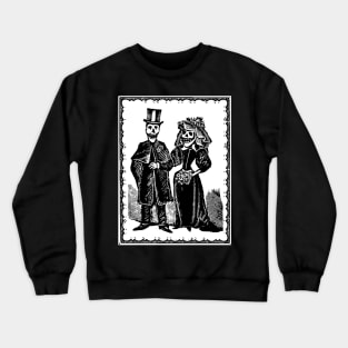 Skeleton Wedding (White) Crewneck Sweatshirt